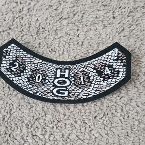Harley-Davidson HOG Patch Black and White